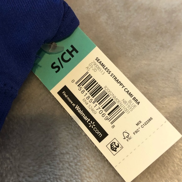 NWT No Boundaries Strappy Cami Bra - Picture 4 of 7